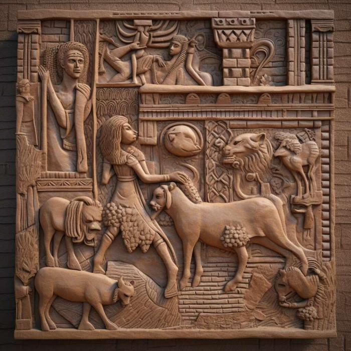 Patterns and decorations (Asmara Eritrea 4, PATTERN_816) 3D models for cnc